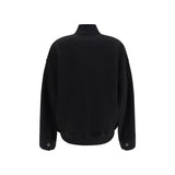 Max Mara Black Wool Oves Aries Full-Length Jacket