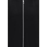 Max Mara Black Wool Oves Aries Full-Length Jacket