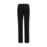Max Mara Black Viscose Casual Pants