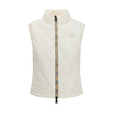 Burberry White Polyester Sleeveless Jacket