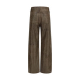 Golden Goose Brown Leather Pants