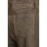 Golden Goose Brown Leather Pants