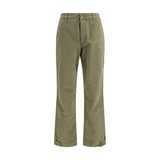 Off-White Bicolor Cotton Casual Pants
