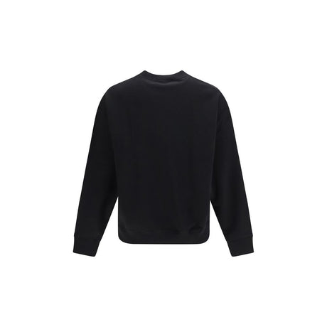 Palm Angels Black Cotton Sweatshirt