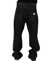 Dolce & Gabbana Dark Gray Cotton WideLeg Oversize Denim Jeans