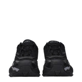 Versace Black Fabric Chunky Sneakers