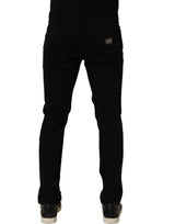 Dolce & Gabbana Black CottonStretch Regular Skinny Denim Jeans