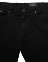 Dolce & Gabbana Black CottonStretch Regular Skinny Denim Jeans