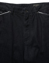 Dolce & Gabbana Black Cotton Stretch Straight Men Denim Jeans