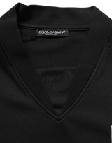 Dolce & Gabbana Black Polyester DGVIB3 Oversized Jersey T-shirt