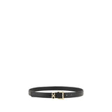 Ferragamo Black Calf Leather Bos Taurus Regular Belt