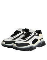 Dolce & Gabbana White Black Daymaster Two Tone Sneaker Shoes