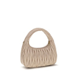 Miu Miu Beige Calf Leather Bos Taurus Handbag