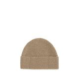 Ami Paris Beige Wool Oves Aries Beanie
