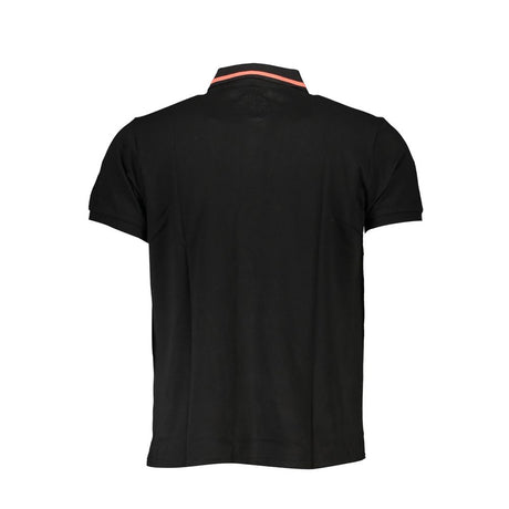 Cavalli Class Black Cotton Men's Polo Shirt