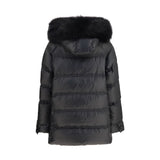 Peuterey Black Polyester Full-Length Jacket