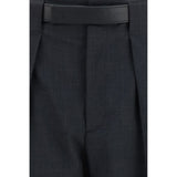 Darkpark Gray Polyester Dress Pants