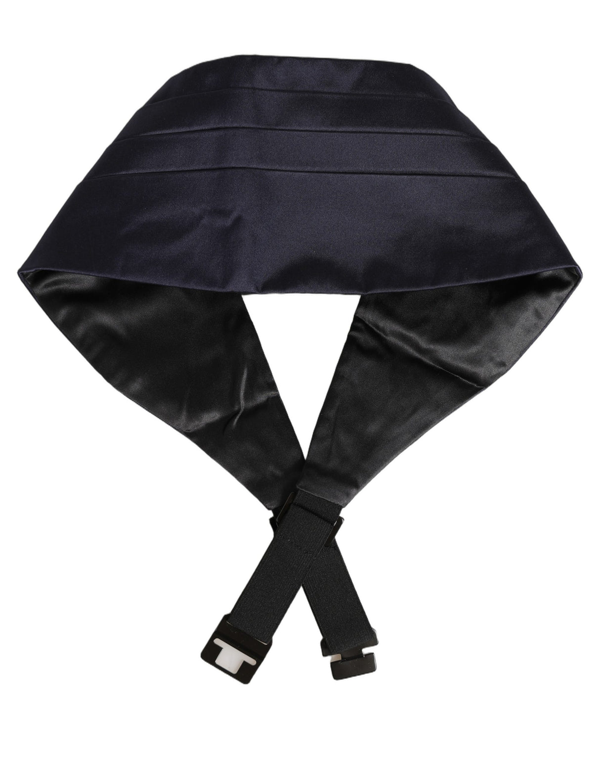 Dolce & Gabbana Dark Blue 100% Silk Belt Waist Cummerbund
