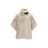 PINKO Beige Polyester Full-Length Jacket