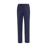Brunello Cucinelli Blue Wool Oves Aries Dress Pants