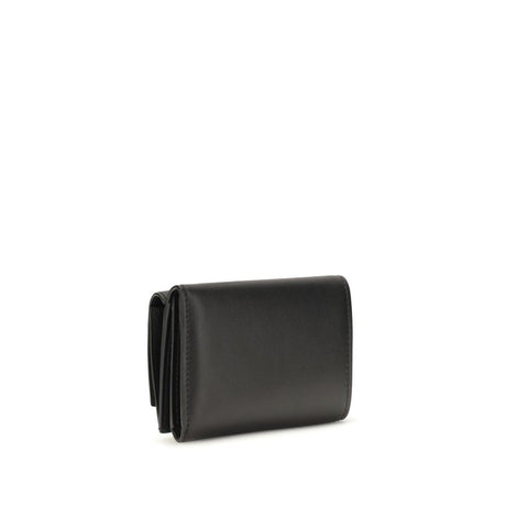 Fendi Black Calf Leather Bos Taurus Wallet