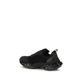 Dsquared² Black Polyester Athletic Sneakers