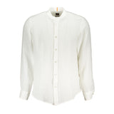 Hugo Boss White Linen Men's Shirt