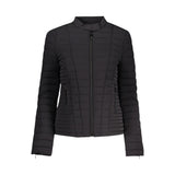 Guess Jeans Black Polyurethane Women's Jacket