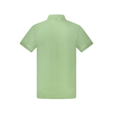 Hugo Boss Green Cotton Men's Polo