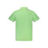 Hugo Boss Green Cotton Men's Polo