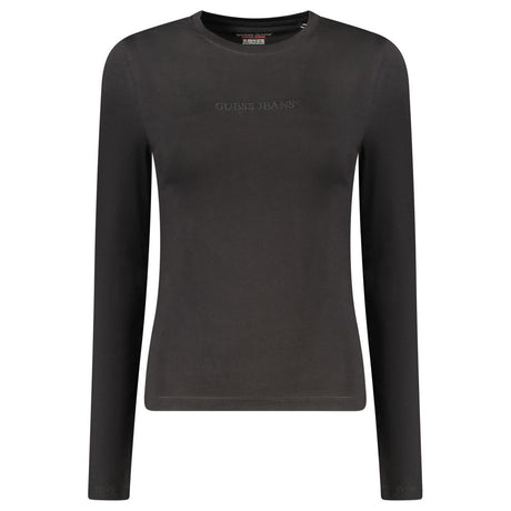Guess Jeans Black Cotton Women's T-Shirt