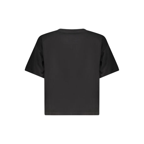 Guess Jeans Black Cotton Women T-Shirt