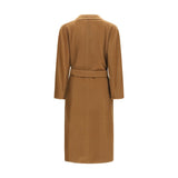 Max Mara Brown Wool Oves Aries Coat