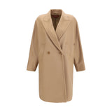 Max Mara Beige Wool Oves Aries Coat