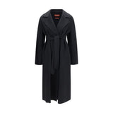 Max Mara Black Wool Oves Aries Coat