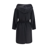 Max Mara Black Wool Oves Aries Coat