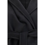 Max Mara Black Wool Oves Aries Coat