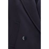 Max Mara Blue Wool Oves Aries Coat