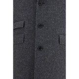 Valentino Garavani Gray Wool Oves Aries Coat