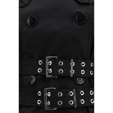 Ganni Black Nylon Coat