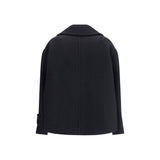 Chloé Black Wool Oves Aries Coat