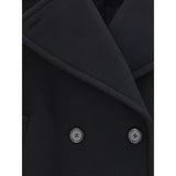 Chloé Black Wool Oves Aries Coat