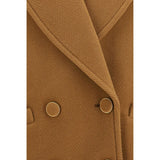 Chloé Brown Wool Oves Aries Coat