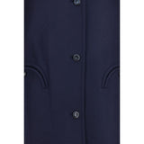Blazé Milano Blue Wool Oves Aries Coat