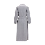 Fabiana Filippi Gray Wool Oves Aries Coat