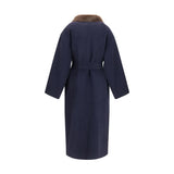 P.A.R.O.S.H. Blue Wool Oves Aries Coat