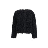 Kristina Ti Black Polyester Coat