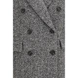 Brunello Cucinelli Gray Wool Oves Aries Coat