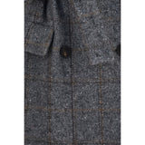 Brunello Cucinelli Gray Alpaca Vicugna Pacos Coat