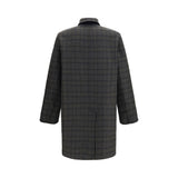 Etro Blue Wool Oves Aries Coat